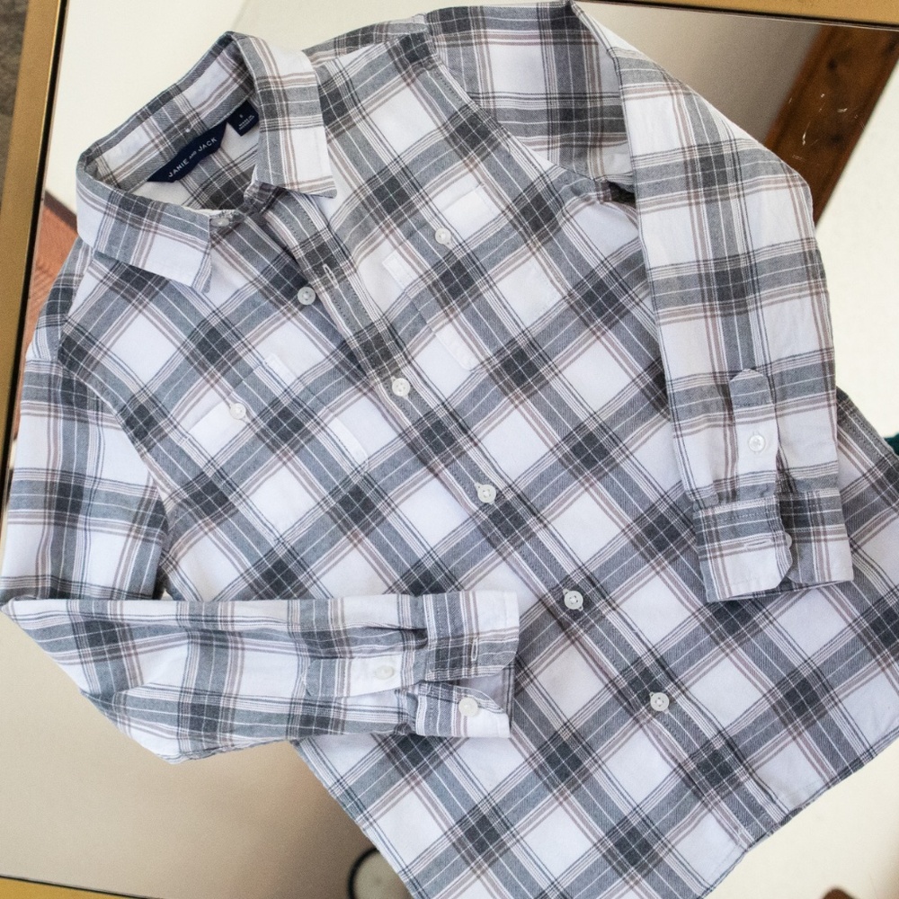 Janie & Jack Boys Oxford Shirt Set - Picture 8 of 11